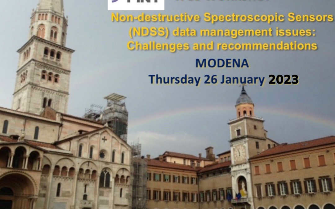 Second SENSORFINT INTERNATIONAL WORKSHOP  Non-destructive Spectroscopic Sensors (NDSS) data management issues: Challenges  and recommendations