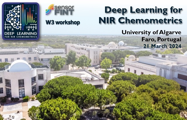 SENSORFINT WG3 Workshop “Deep Learning for NIR Chemometrics”